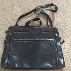 Great condition simulated leather laptop bag
